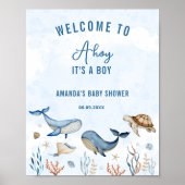 The Sea Ahoyの下で男の子のシャワーへようこそ ポスター (正面)