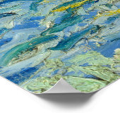 The Sea at Saintes-Maries by Vincent van Gogh ポスター (角)