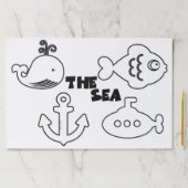The Sea Kids Coloring Sheets  ペーパーパッド (インサイチュ)