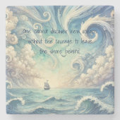 The Sea & Quote ストーンコースター (正面)