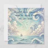 The Sea & Quote  ノートカード (正面)