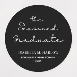 The Seasoned Graduate パーソナライズデザイン ラベル
