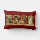 The Seasons Art Nouveau by Sonrel. ランバークッション (裏面)