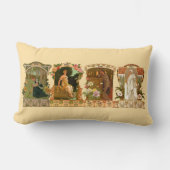 The Seasons Art Nouveau by Sonrel. ランバークッション (正面)