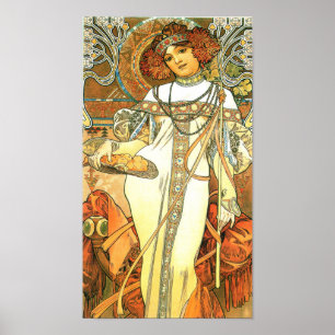 The Seasons: Autumn - Alphonse Mucha (1900) ポスター