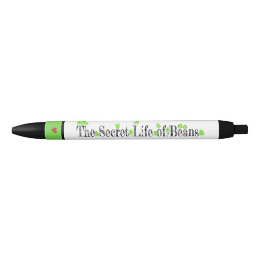The Secret Life of Beans (Lima Bean) Pen 黒ボールペン (正面)