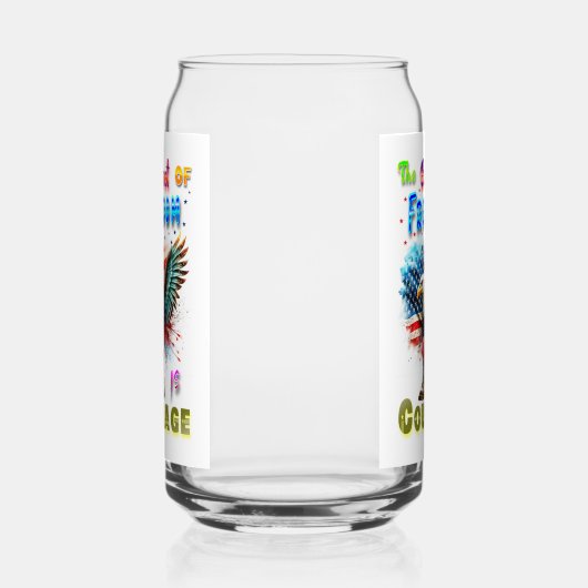 The Secret Of Freedom Is Courage ガラス缶 (左)