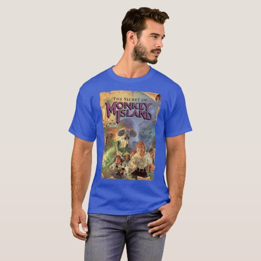 The Secret of Monkey Island retro Tシャツ (正面フル)