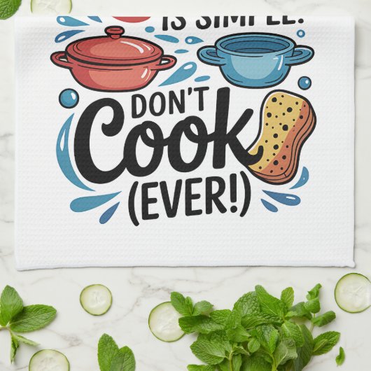 The Secret To A Clean Kitchen.....  キッチンタオル (折り畳み)