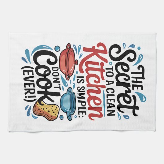 The Secret To A Clean Kitchen.....  キッチンタオル (横)