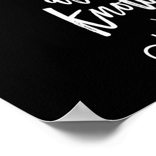 the secret to having it all is knowing you already ポスター (角)