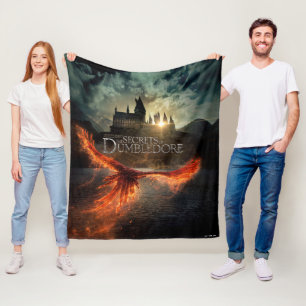 The Secrets of Dumbledore Theatrical Poster フリースブランケット