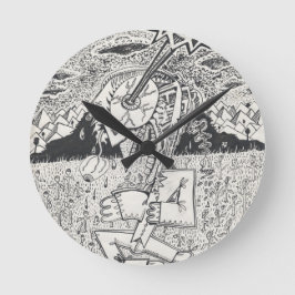 The_Seeding ラウンド壁時計