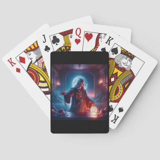 The Seer In His Chambers Consulting The Oracle トランプ (裏面)