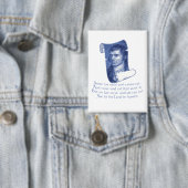 The Selkirk Grace Burns Night Supper Prayer Blue 缶バッジ (インサイチュ)