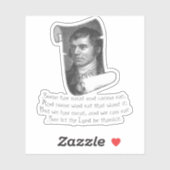 The Selkirk Grace Burns Night Supper Prayer Grey シール (シート)