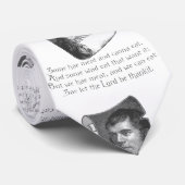 The Selkirk Grace Burns Night Supper Prayer Grey ネクタイ (ロール)