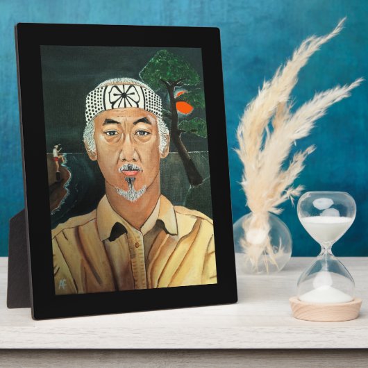 The Sensei Painting by Alfred Fox フォトプラーク (側面)