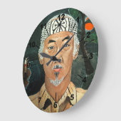 The Sensei Painting by Alfred Fox ラージ壁時計 (傾斜)
