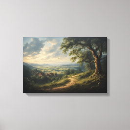 The Sentinel of the Golden Valley キャンバスプリント