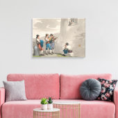 The Serenade (Songs of Love) (ロマンチックなシーン) キャンバスプリント (インサイチュ (リビング))