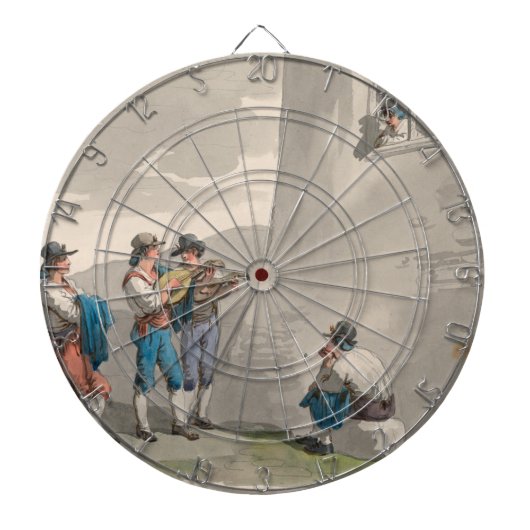 The Serenade (Songs of Love) （ロマンチックなシーン） ダーツボード (正面)