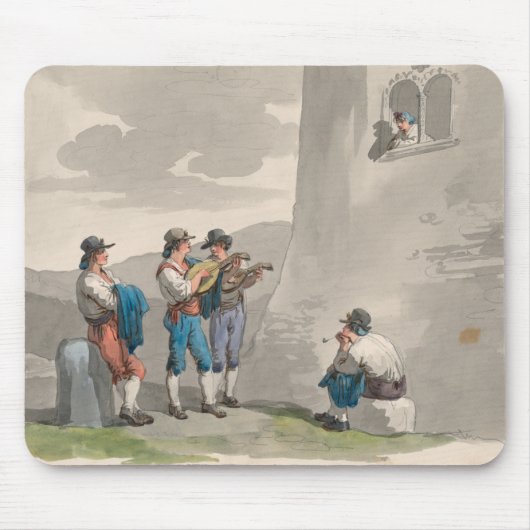 The Serenade (Songs of Love) （ロマンチックなシーン） マウスパッド (正面)