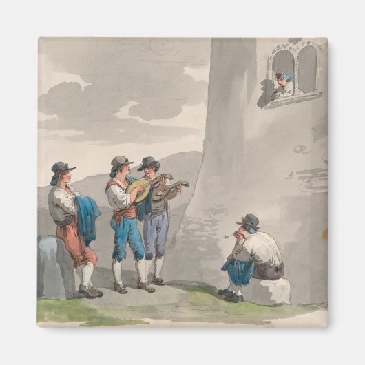 The Serenade (Songs of Love) （ロマンチックなシーン） マグネット (正面)