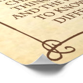 THE SERENITY PRAYER ポスター (角)