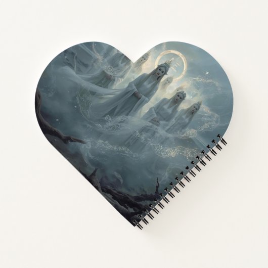 The Seven Queens of the Mist ノートブック (裏面)