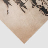 The Seven Ravens」水彩画アーサー・ラッカム 薄葉紙 (詳細)