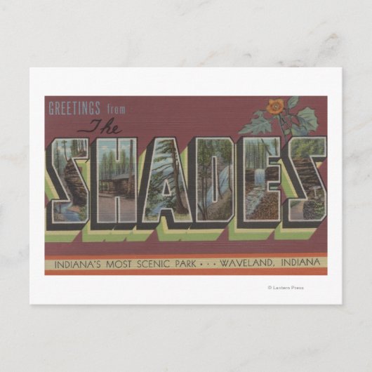 The Shades - Large Letter Scenes ポストカード (正面)