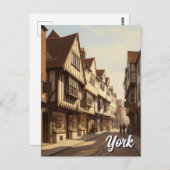 The Shambles in York England ポストカード (正面/裏面)