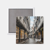 The Shambles in York England マグネット (正面/裏面)