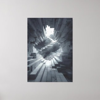 The Shape of Collapsed Steps × The Shape of Layere キャンバスプリント
