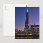 The Shard at dusk, London UKポストカード ポストカード (正面/裏面)