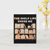 The Shelf Life Chose Me Bookstore Reading Lover Gr カード (黄色い花)