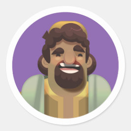 The Shepherd's Song Stickers: Jacob ラウンドシール