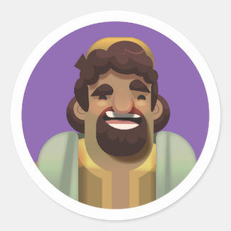 The Shepherd's Song Stickers: Jacob ラウンドシール