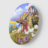 The Shepherd's Song Wall Clock ラージ壁時計 (傾斜)