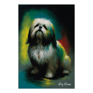 The Shih Tzu Dog - Composition 001 ポスター