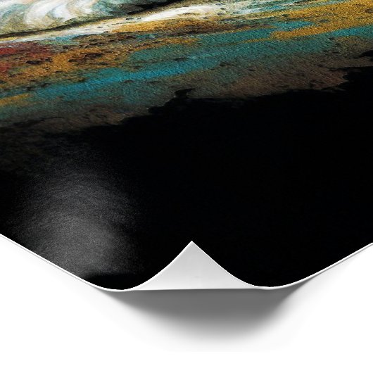 The Shih Tzu Dog - Composition 002 ポスター (コーナー)