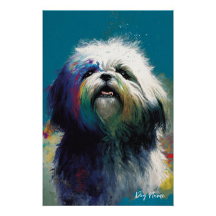 The Shih Tzu Dog - Composition 006 ポスター