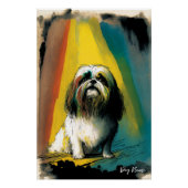 The Shih Tzu Dog - Composition 009 ポスター (正面)