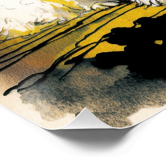 The Shih Tzu Dog - Composition 009 ポスター (コーナー)