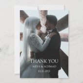 The Shining Islamic Lamp Thank You Card 招待状 (裏面)