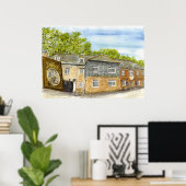 'The Shipwrights' Print ポスター (ホームオフィス)