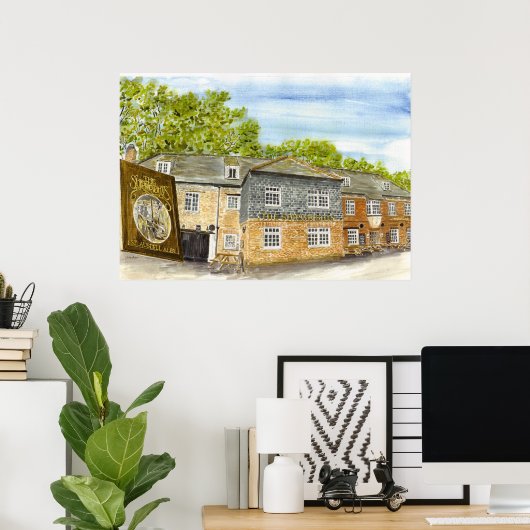 'The Shipwrights' Print ポスター (ホームオフィス)