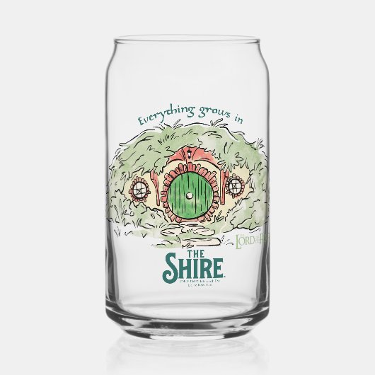 THE SHIRE™ではすべてが育つ ガラス缶 (正面)