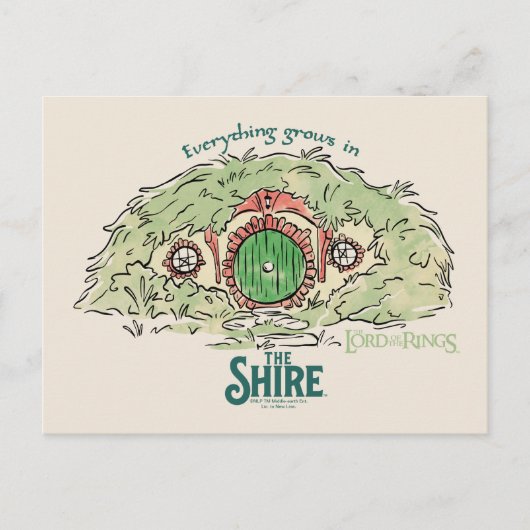 THE SHIRE™ではすべてが育つ ポストカード (正面)